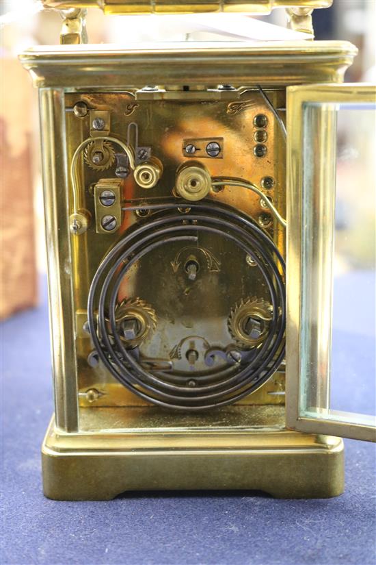 A carriage alarm clock